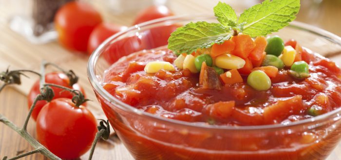 Aromatische Gazpacho andaluz